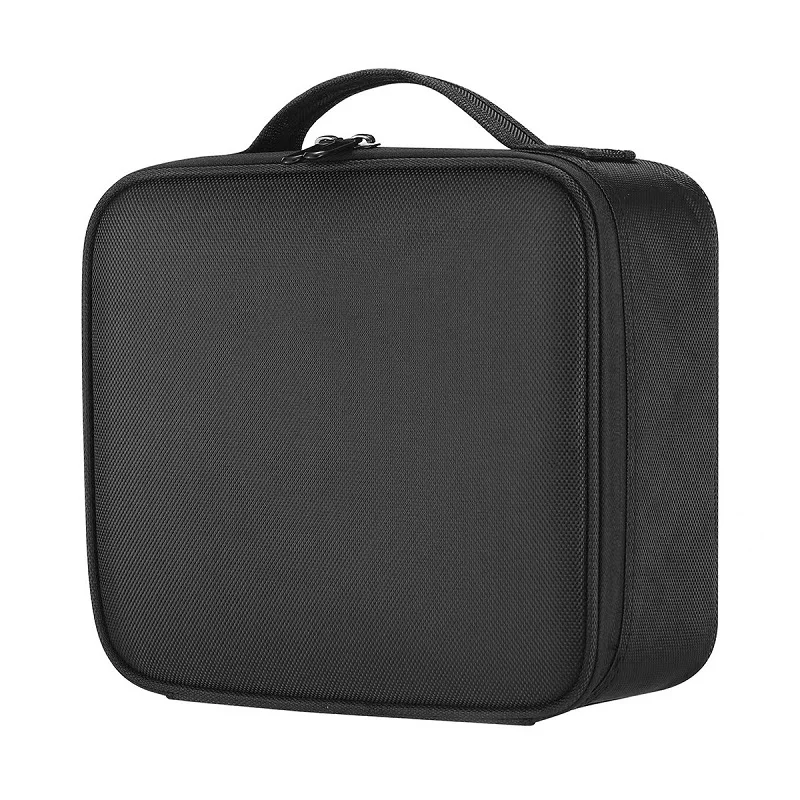 Custom Competitive Quality Large Capacity Multi-functional Cosmetic Case Makeup Organizer Bag Fashion Zipper with Handle Box PU