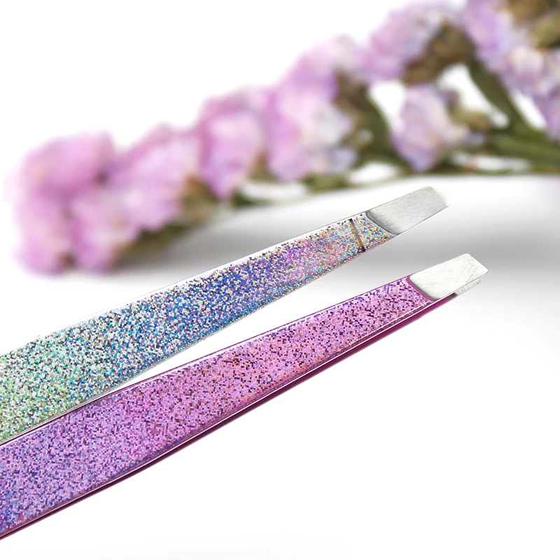 New stainless steel eye makeup tools good eyebrow tweezers eyelash extension tweezers Eyebrow clip