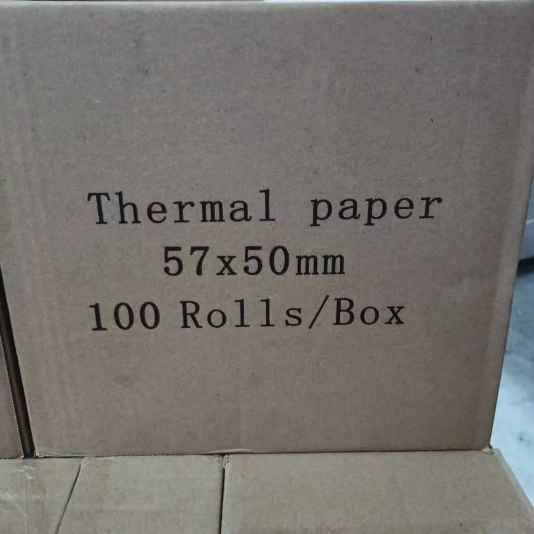 china factory price thermal receipt paper roll 57x50mm Coreless