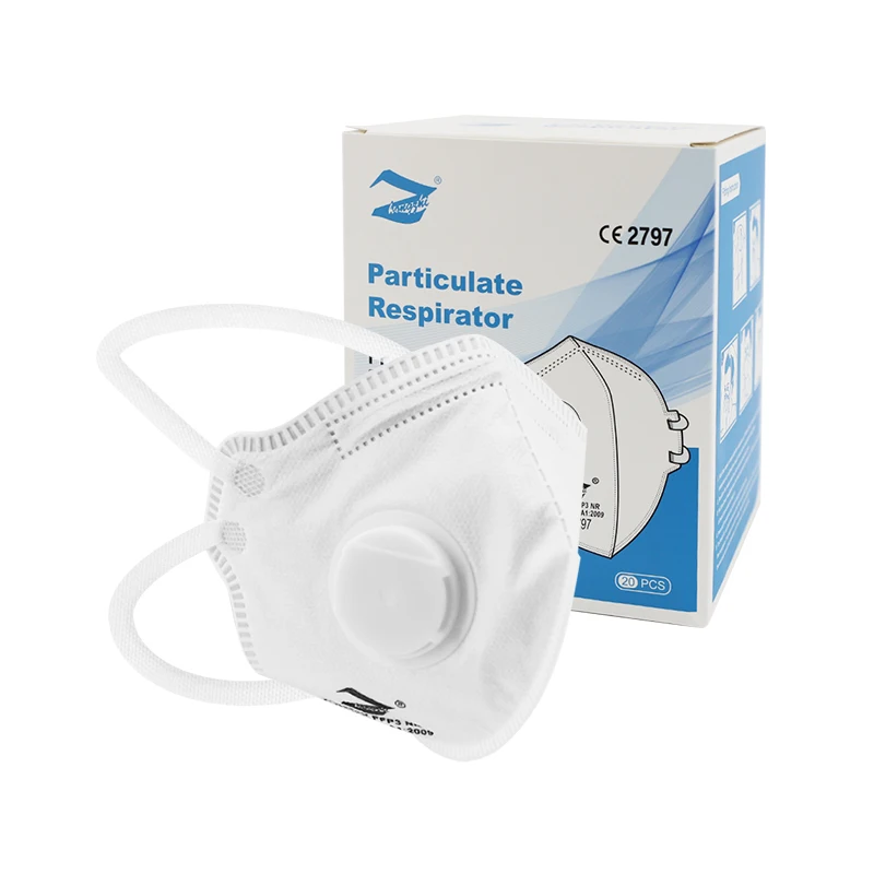 Анти-загрязнения пыли удобные дышащие 4-слойная повязка на голову одноразовые FFP2 FFP3 маска от пыли