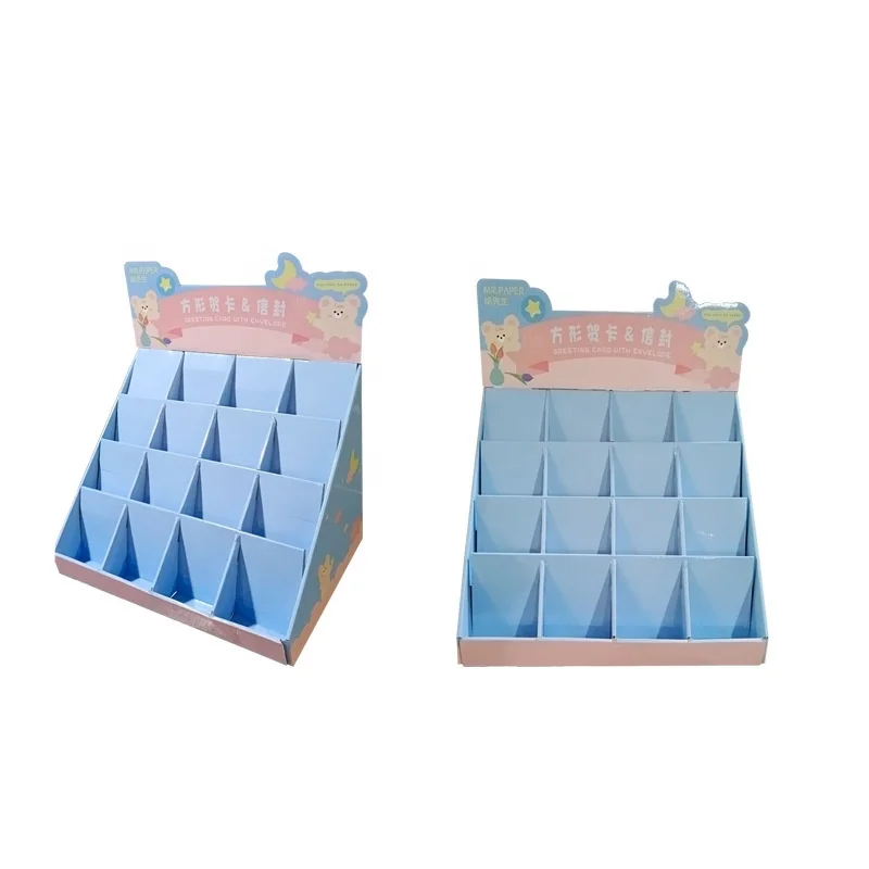 Advertising Pop Cardboard Display Unit Box Carton Small Counter Table Top Display Stand