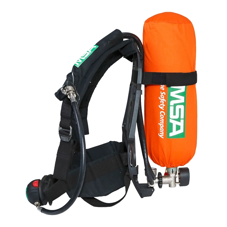 AX2300 Model MSA SCBA Self Contained Breathing Apparatus Lightweight Fangzhan Carbon Fiber SCBA Cylinder With Pressure Gauge