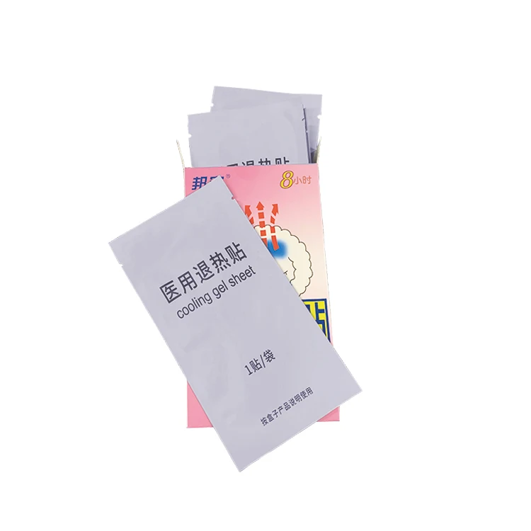 Factory Supply Cheap Price Health Care Products Cooling Patch Fever For Family Adults Migraine Antipyretic 10 Pouches Per Box