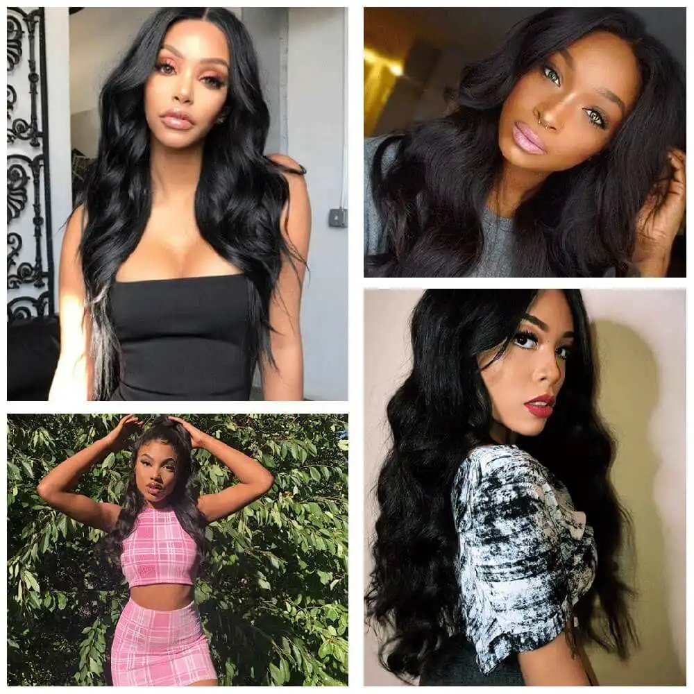 Wig 13x4 Lace Front Human Hair Wigs Pre Plucked Hairline Brazilian Remy Body Wave Human Hair Wigs for Women