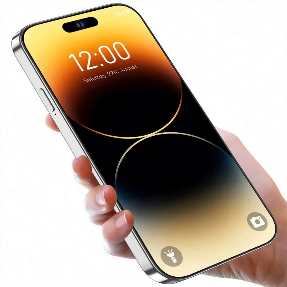 Original i15 phone 15 pro max neuf 6.7 inch 12GB + 512Gb Clone IOS smartphone 8-core celulares 15 pro max unlocked mobile phone