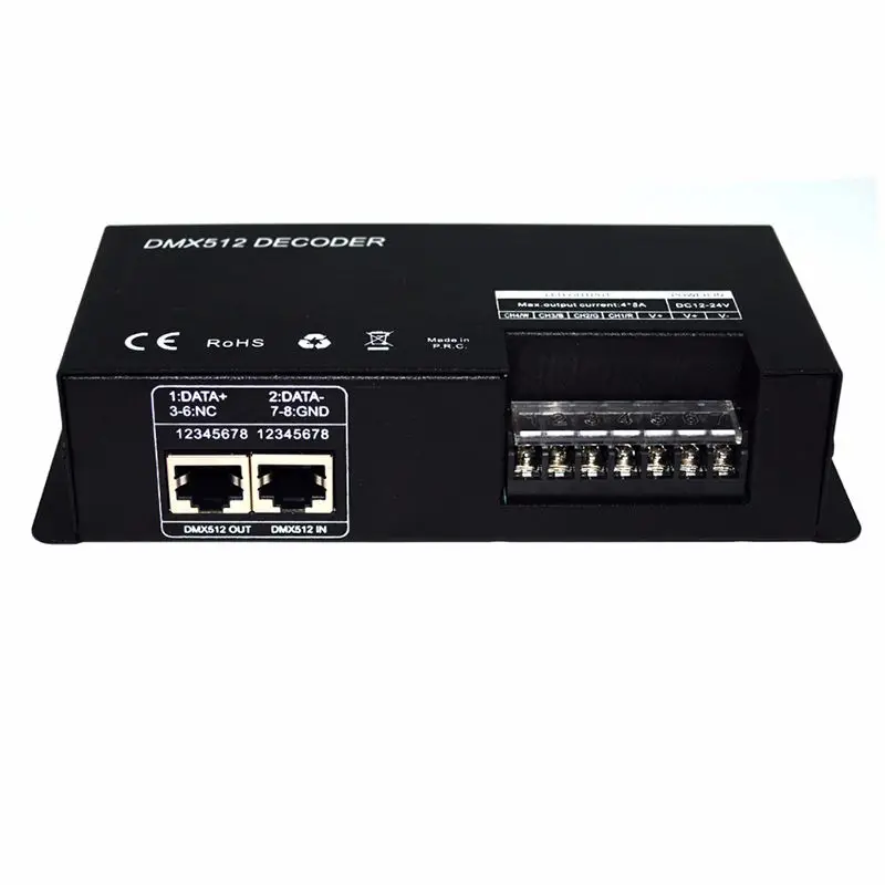 DMX512 Strip Decoder 4CH 3CH