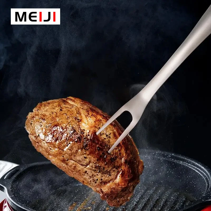 Deluxe 4pcs BBQ Set with Stainless Steel Function Part and Solid Wood Handle