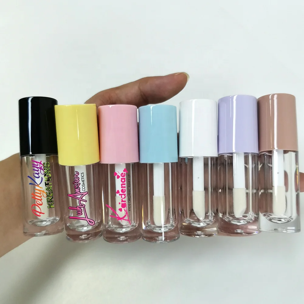 RTS 5ML 6ML 6.5ml 8ml 10ml Big Brush Lip Gloss Wand Tubes Brush tip lip gloss tubes