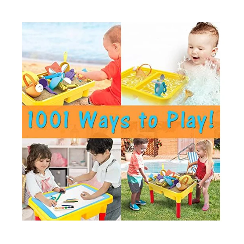JinYing Wholesale Low MOQ Eco-friendly Beach Toys Outdoor Kids Water Play Table for Toddlers