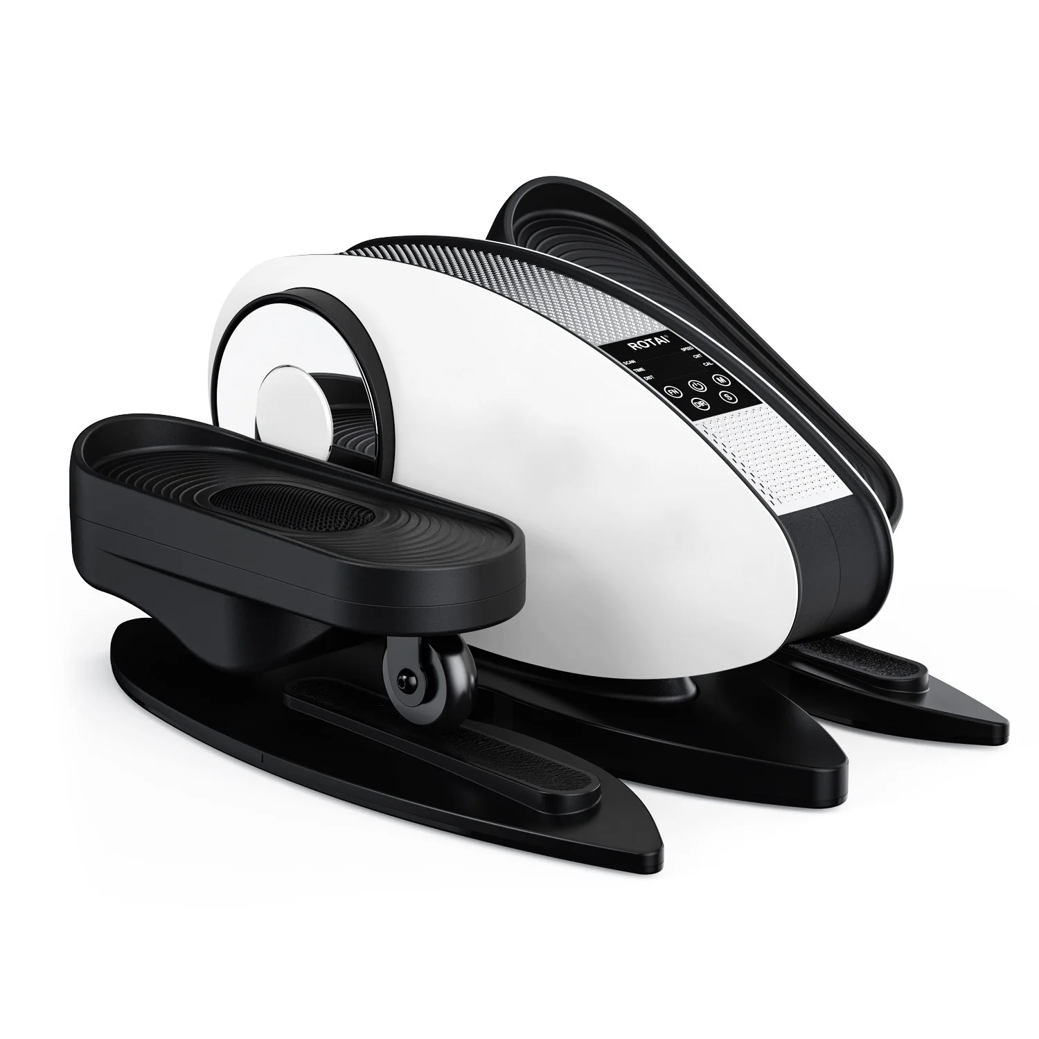 PAOBA Motorized Under Desk Elliptical Machine Compact Foot Pedal Mini Cycle Exercise Bike
