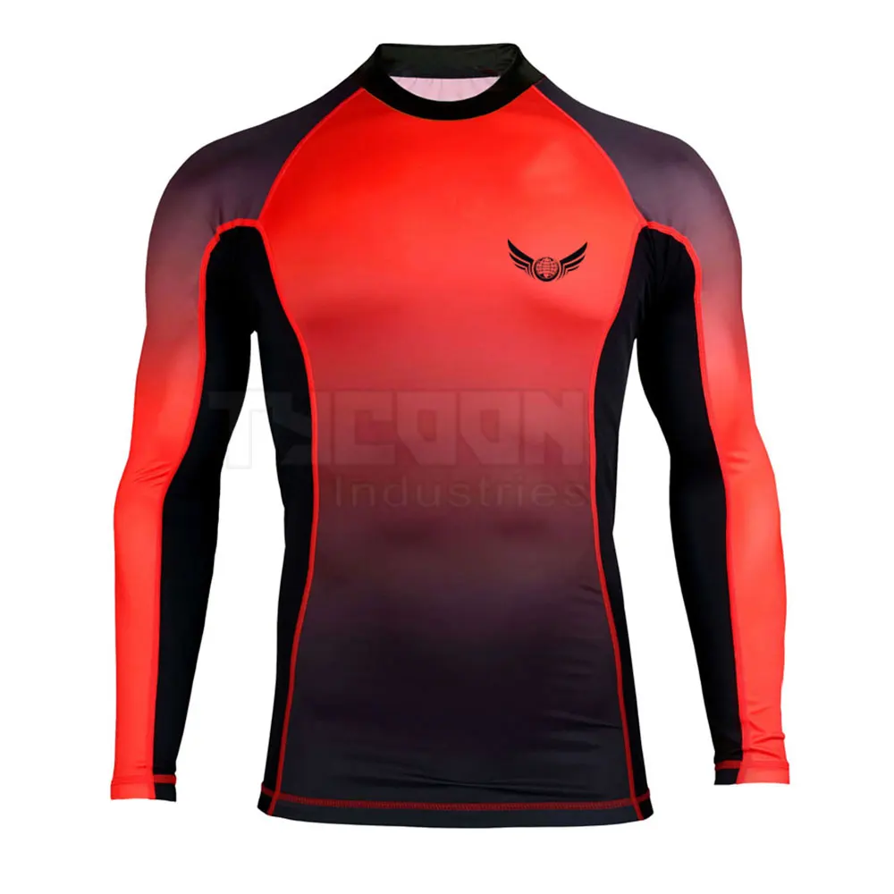 Breathable Gym Wear Rash Guard Fight Training Gear Rash Guard High Quality New Style Men Rash Guard