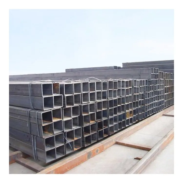 Hot Dip Galvanized Black Rectangular Pipe Q235 Hollow Section