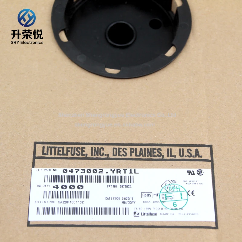 Littelfuse Пико предохранитель 0473007. YRT1L 7A 125 в