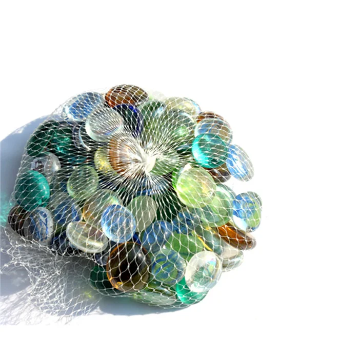 Цветные прозрачные наполнители ВАЗ стеклянные драгоценные камни плоские мраморы