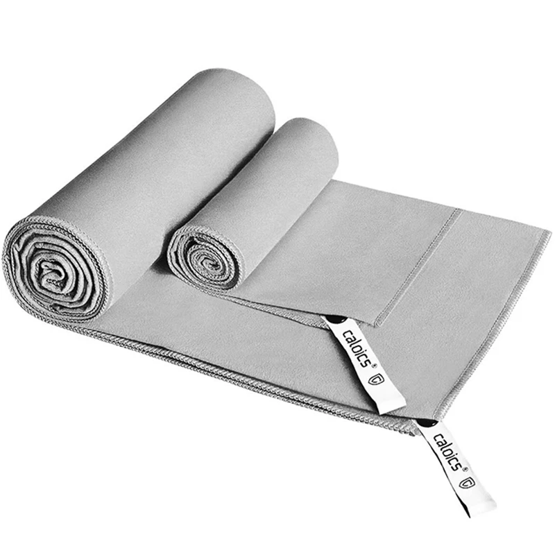 High quality Microfiber beach towel with mesh bag made in China