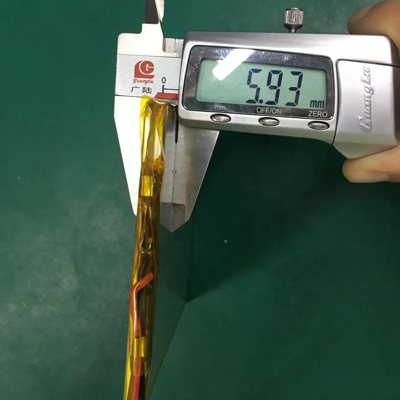 Factory 608590 lipo 3.7v 22.2wh 6000mah battery rechargeable power bank battery