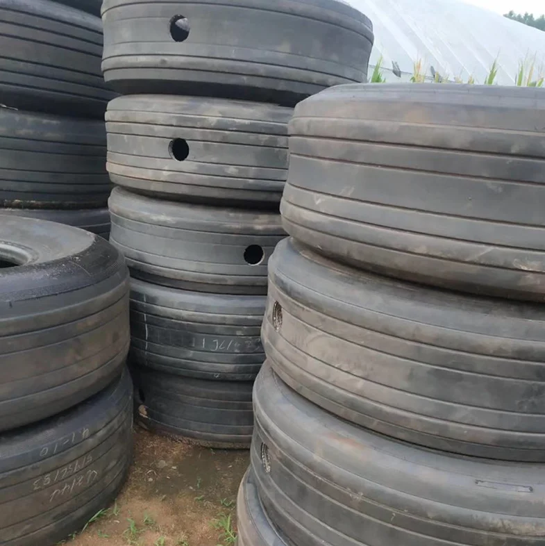 Various Sizes Used Aircraft Tires For Ship Fender Durable Second Hand Tyres In Bulk For Sale