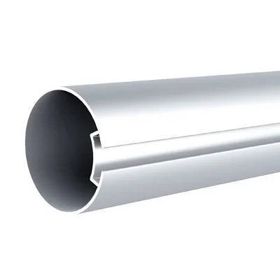 38mm Aluminum Roller Tube for Blinds Windows Curtain Shade Component Round Head Profile