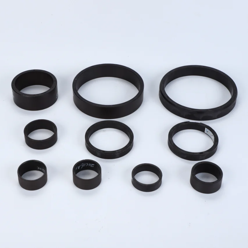 Strong Power Round Ferrite Magnets Ceramic Injection moulded Magnetic Bonded Ring  Draught Fan Magnet Rotor