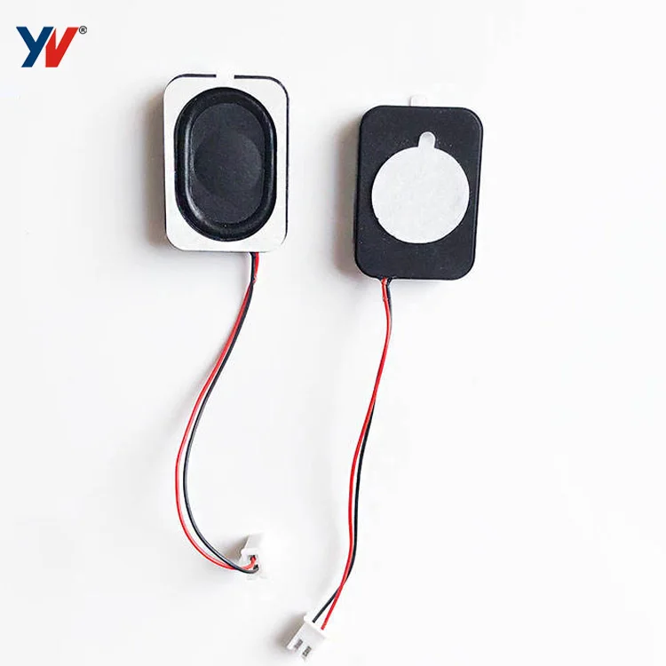 35*25mm flat internal audio loud 2w 8 ohm square connector terminal Dynamic speaker