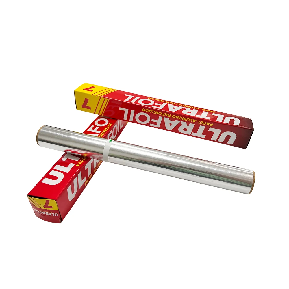 1235 8011 Recyclable Aluminum Foil In Rolls Disposable Food Packaging Aluminium Foil Roll For Grill