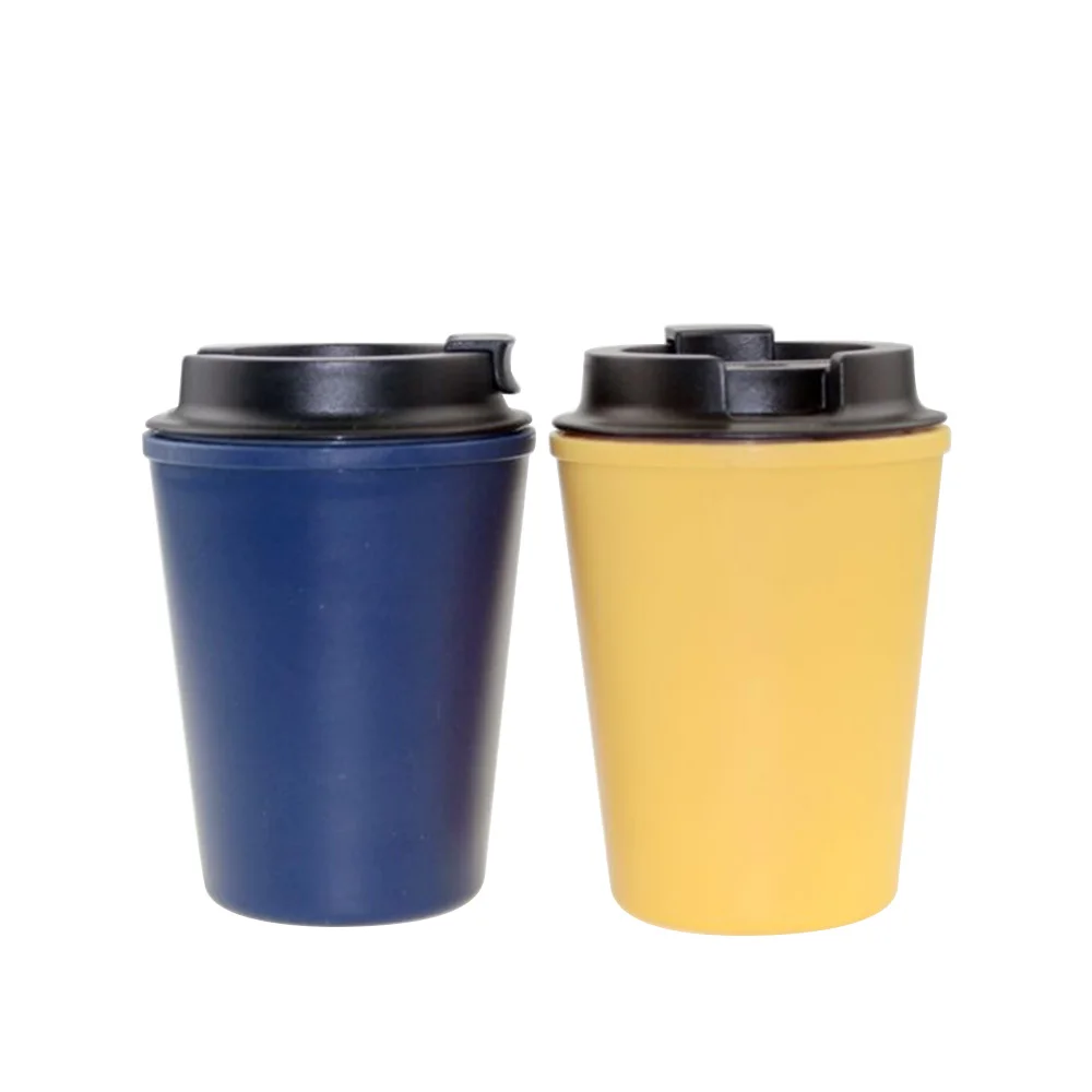 Eco friendly 350ml plastic Coffee Mug Hot And Cold Car Office New Style Water Bottle Labels Printer