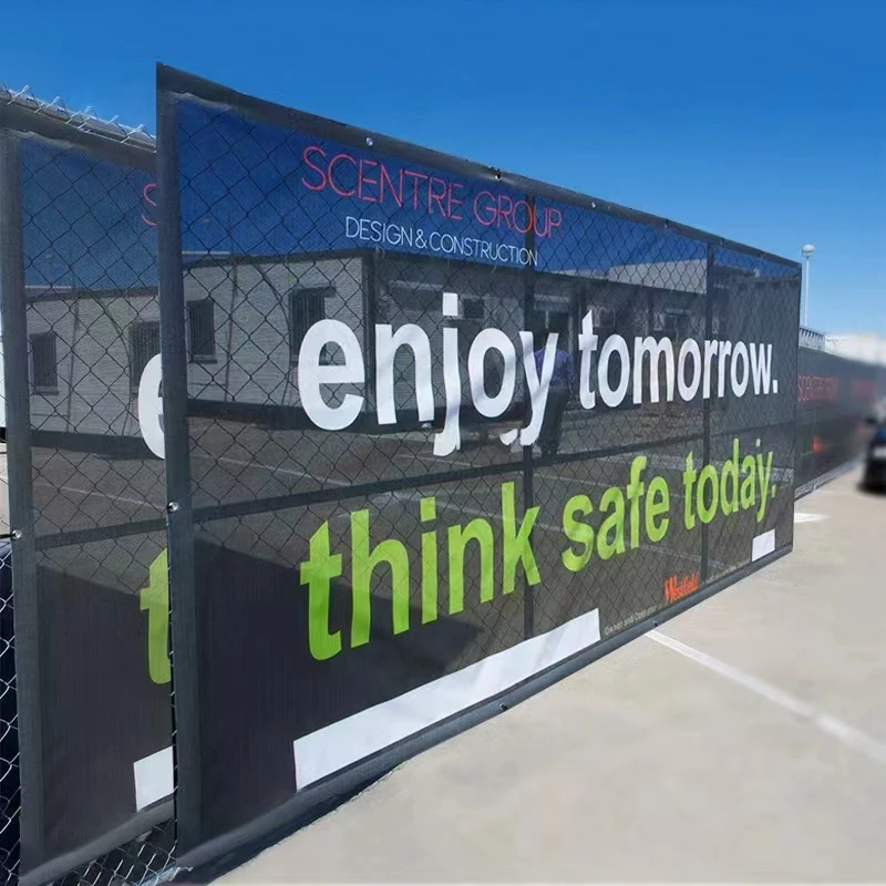 Large Format Outdoor Waterproof Custom Vinyl Fence Banners Vinyl Banner Printing