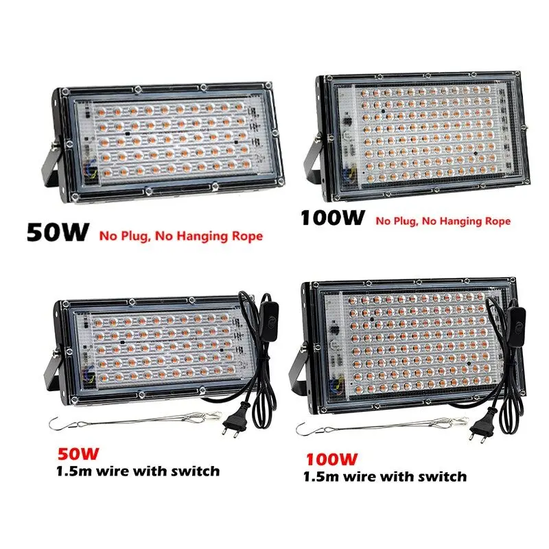 New 50W 100W 150W 200W hanging led plant grow indoor light luces led para plantas aquarium full spectrum LED Growing phytolamp