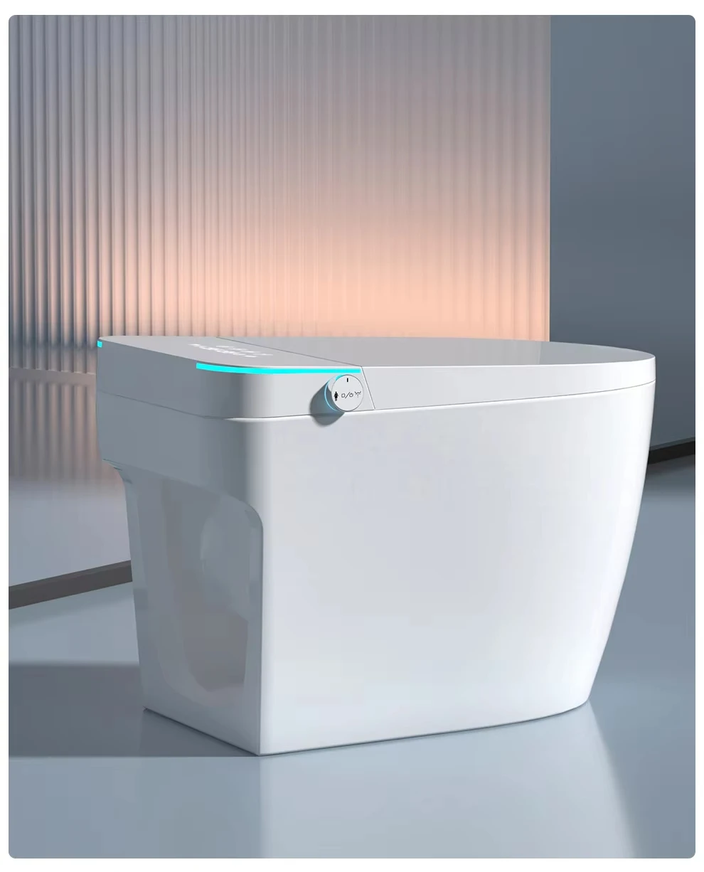 110V/220V fully automatic electronic wc bathroom ceramic sanitary ware intelligent toilet electric bidet siphonic smart toilet