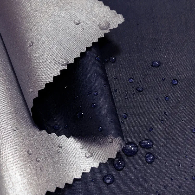 100% polyester 170T/190T/210T  taffeta  silver coated fabric waterproof fabric for curtain