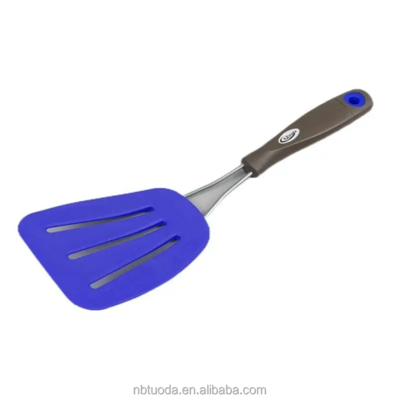 TD6 Food Grade High Heat Resistant Slotted Turner Slotted Spatula for Fish, Eggs, Pancakes and More