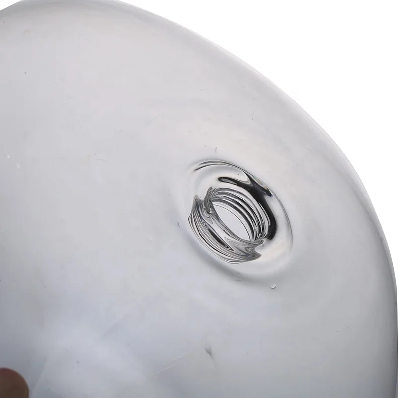 G9 screw glass lampshade clear Stone shape special shaped transparent inside G9 lighting cover