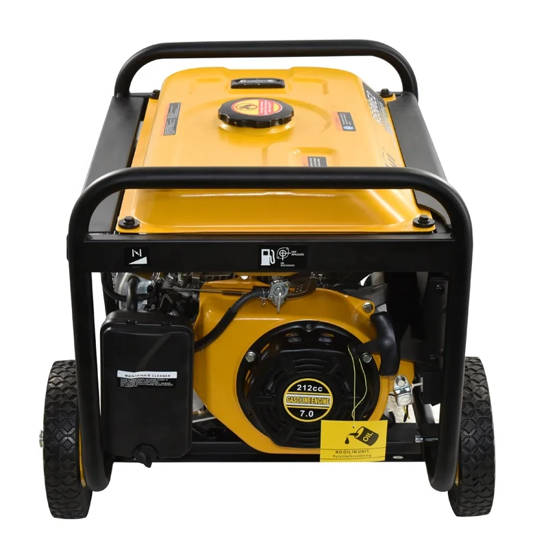 Small 220v no noise removable single cylinder ohv 2.8kw unleaded gasoline generator for outdoor