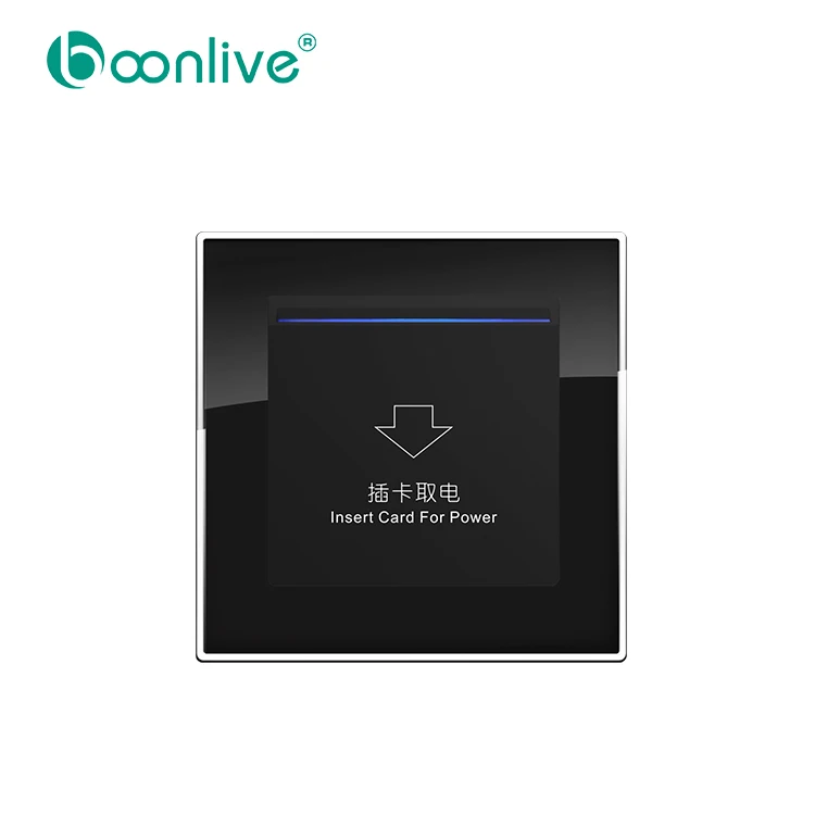 Boonlive Shenzhen Room Smart Energy Saving Automatic Door Rfid Key Hotel Power Card Switch for Hote