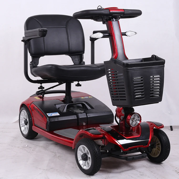 lianmei atv 250W folding lightweight electric mobility handicapped scooter for old / disabled people