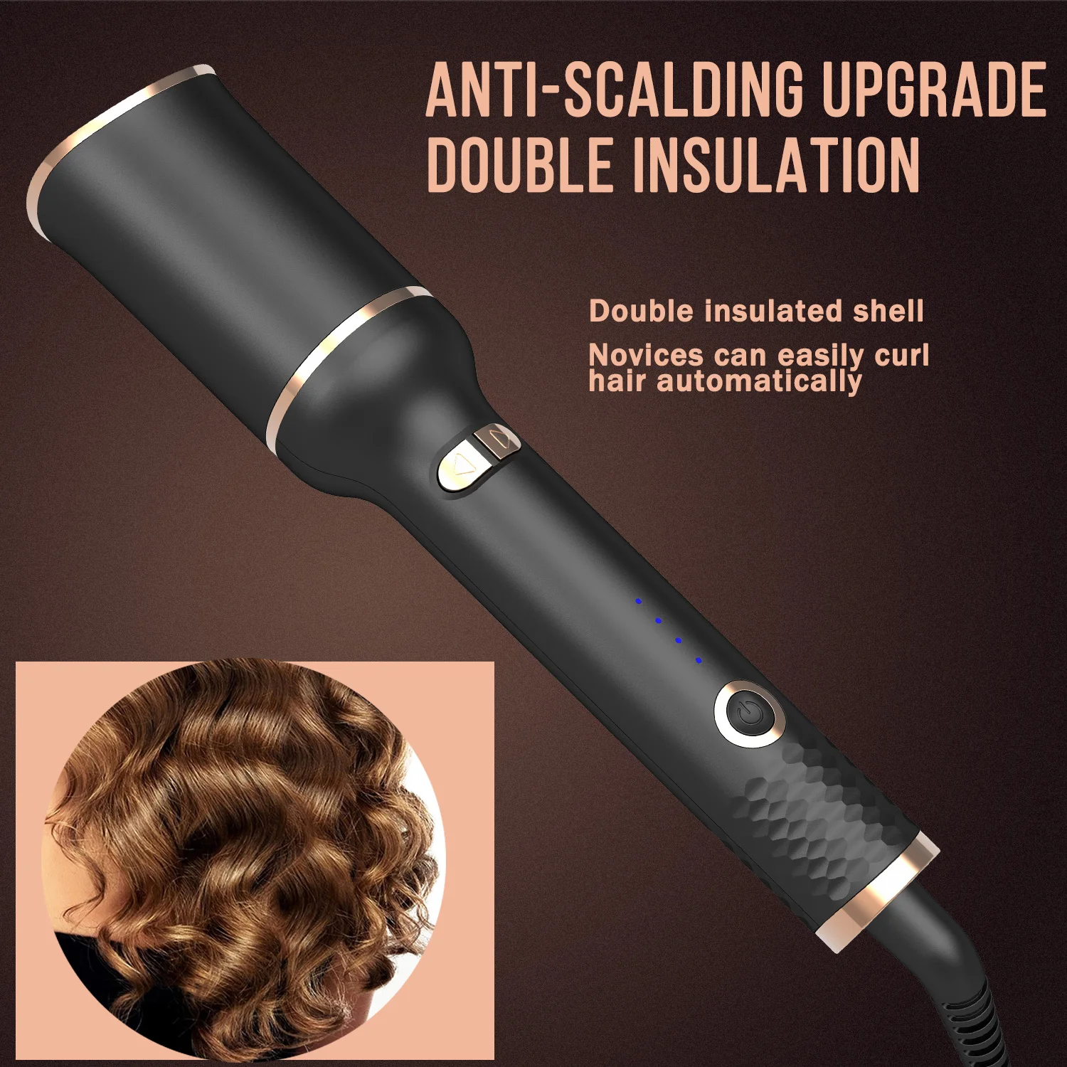 Automatic Hair Curler Ceramic Rotating Curling Iron Professional Hair Rollers Styler Electric Crimper Curling Wand Styling Tools