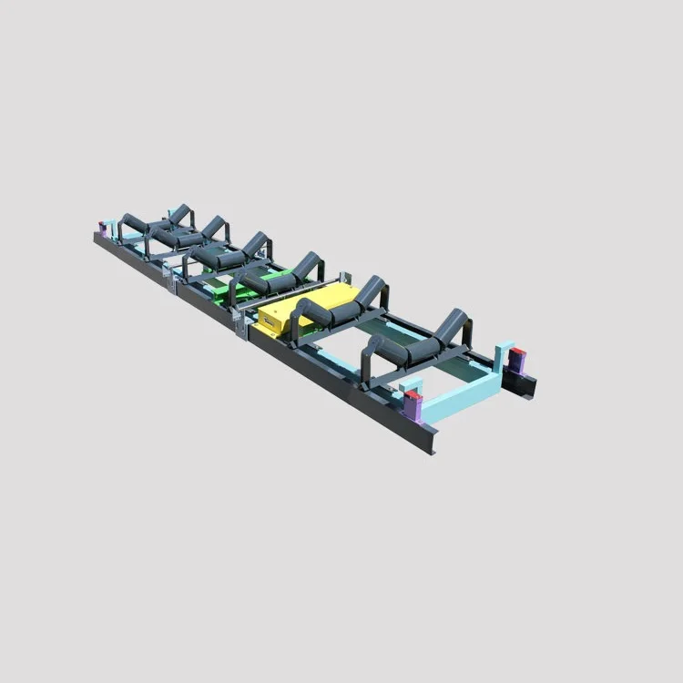 High  Precision Electronic Dual Belt Idler Conveyor Scale For Gold Recovery Plant  Belt Scale