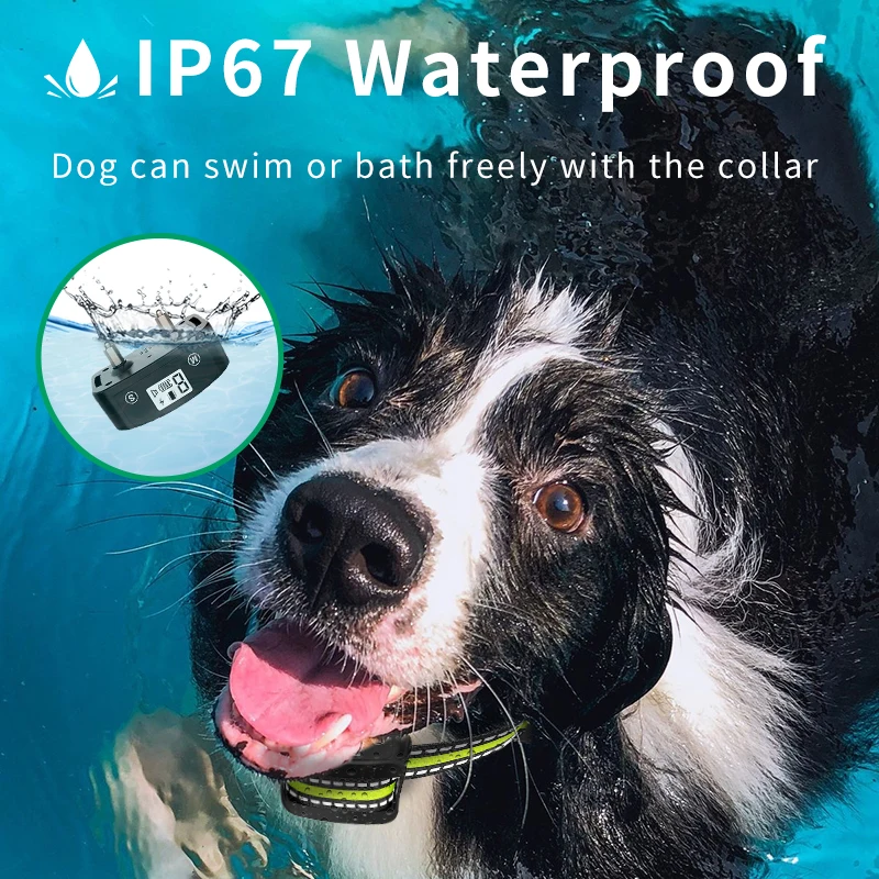 Wholesale Customize 2022 USB Rechargeable LED Display Dog Anti No Bark Stop Barking Shock Collar For Dogs