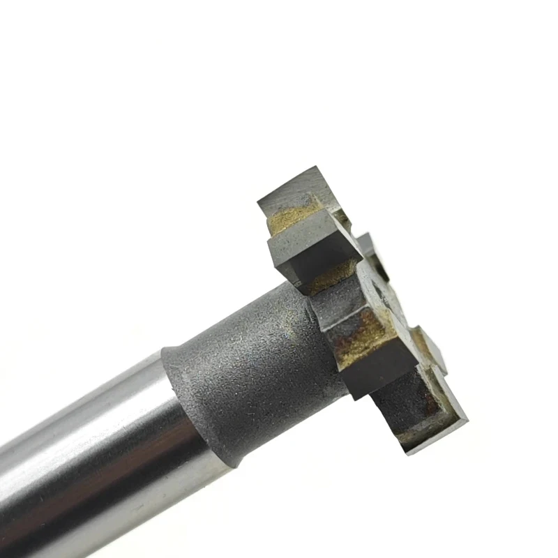 CNC T-type milling cutter set with alloy straight shank T-slot milling cutter CNC machining center cemented carbide tungsten