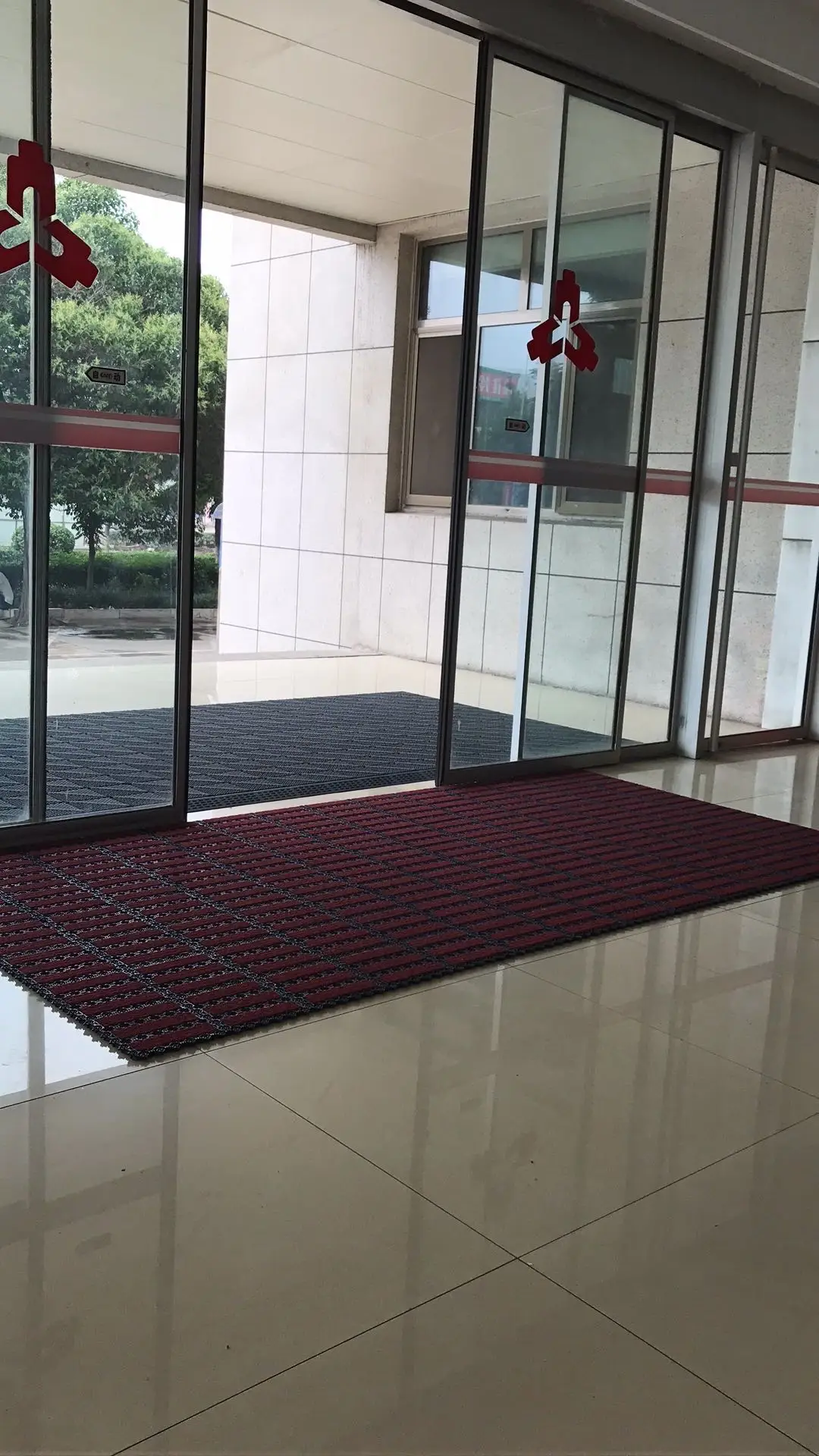 Outdoor step non-slip floor mat entrance foot mat snow removal door mat