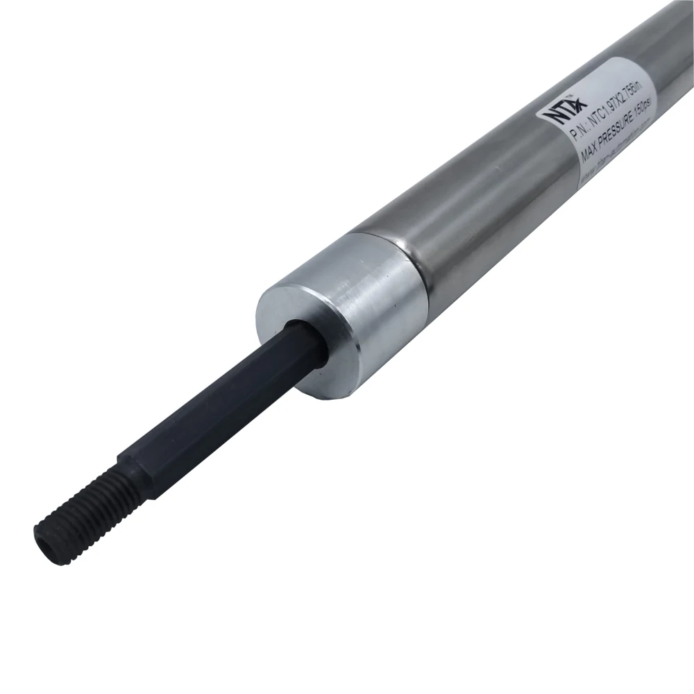 China Factory Hexagon Rod Non rotating mini Pneumatic Cylinders Hex Piston Rod Cylinder 0.75in 3/4' Stainless Steel Cylinders