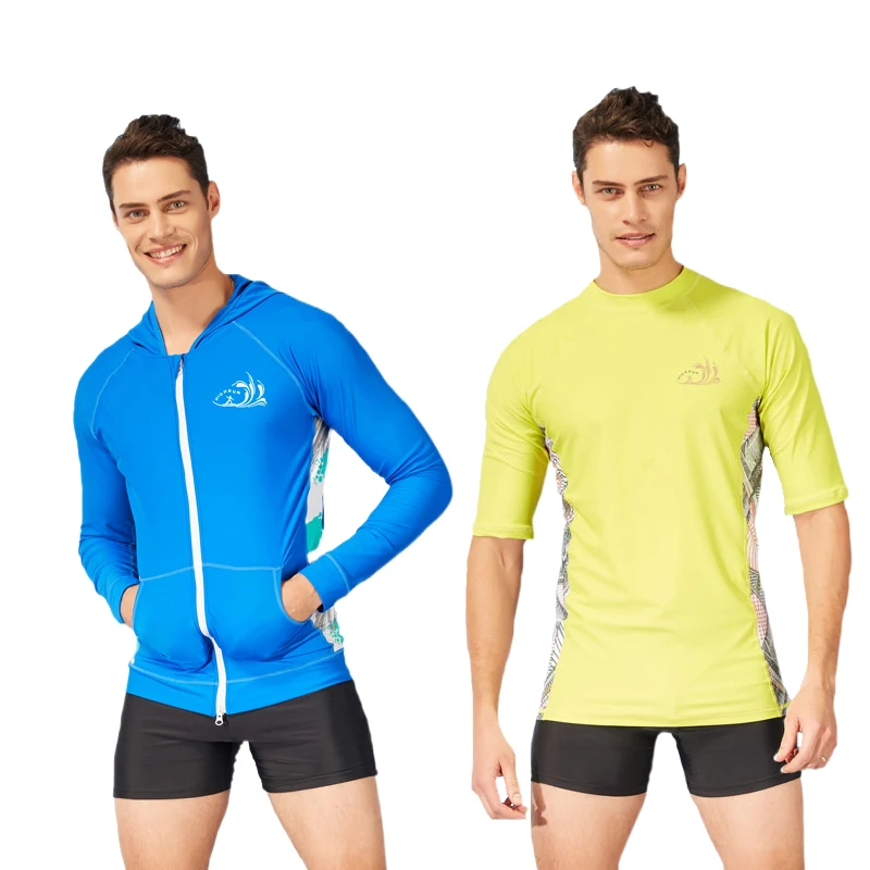 custom men long sleeve rash guard uv upf 50+ surfing compression shirt mma bjj rashguards