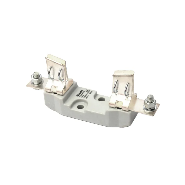 HRC low voltage knife balde porcelain fuse base  gG and gL NH2 NT2 SIZE 2 ceramic fuse holder 400A