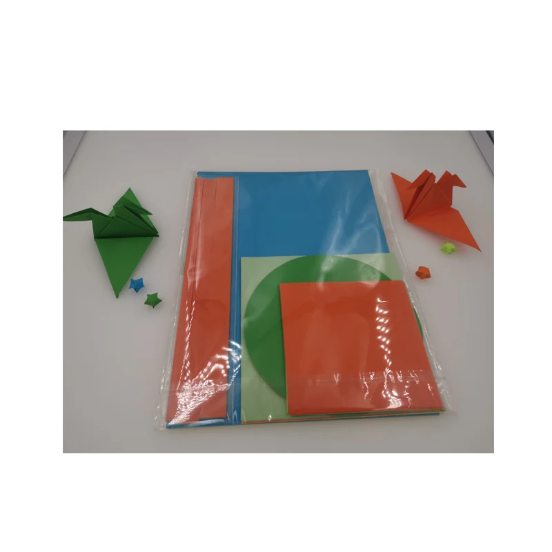 
Latest customized size and shape nice packing DIY paper sets 