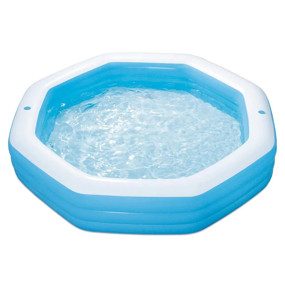 Надувной восьмиугольный семейный бассейн портативный открытый ПВХ семейный отдых летний бассейн