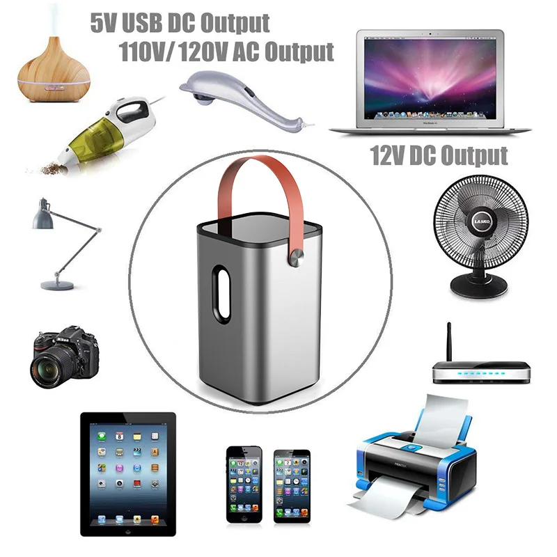 Solar Power Station 300w with Solar Panel 278Wh Pure Sine Wave Outdoor Camping Travel Power Supply for Comping Tent