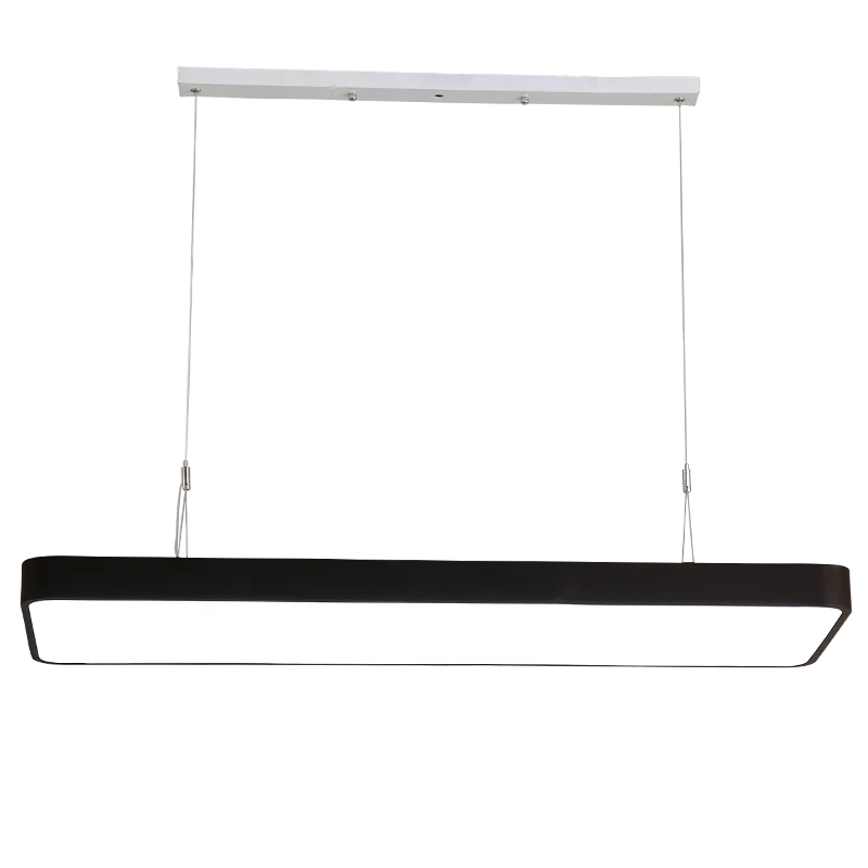 
Hot sale Wecares high lumen quality minimalist rectangle office led light fixture linear hanging recessed suspend 