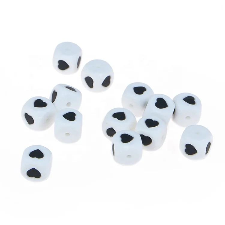 Chew Soft Hot sale Food Grade Safe Jewelry Making Gift for Infant Star Letter Customized Teether for Silicone Beads