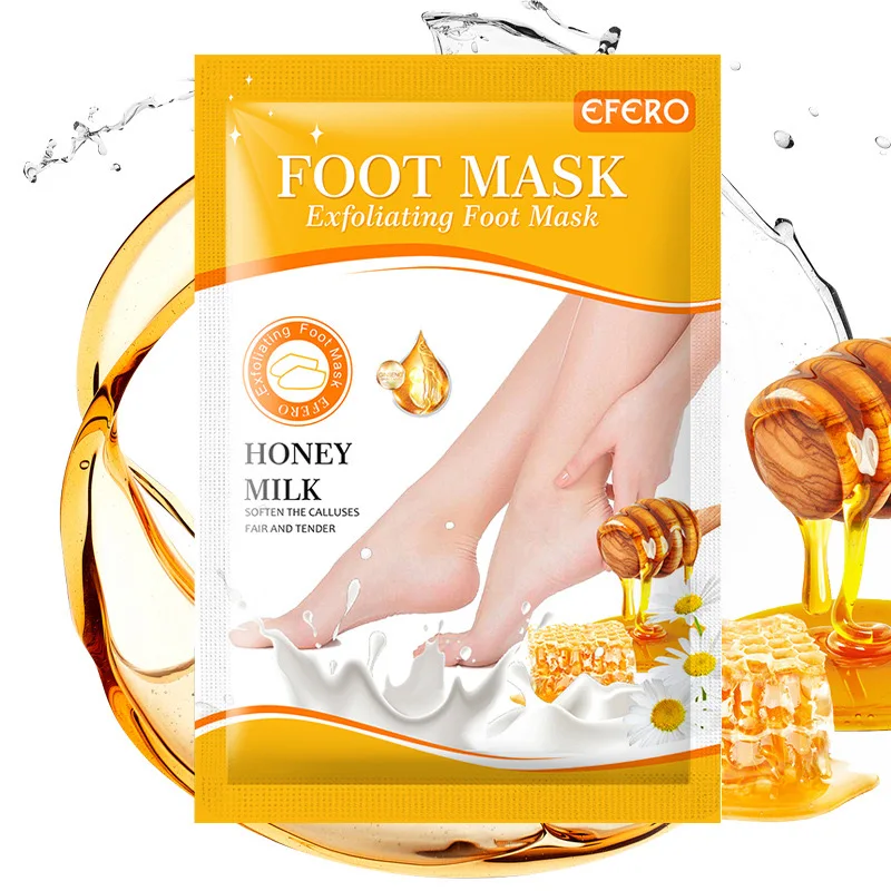 Lavender Foot Peel Mask for Baby Soft Skin Remove Dead Skin Feet & Callus Spa Made with Aloe Vera Extract Peeling Exfoliating