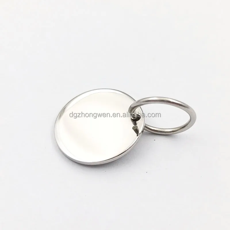 
custom 14mm blank engraved logo charm stainless steel jewelry pendant charms for bracelets and necklaces 